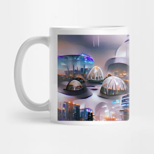 Futuristic Dome City Mug